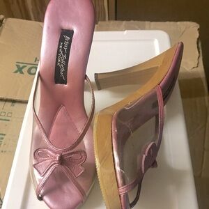 Betsey Johnson vintage slides, worn once, like new.